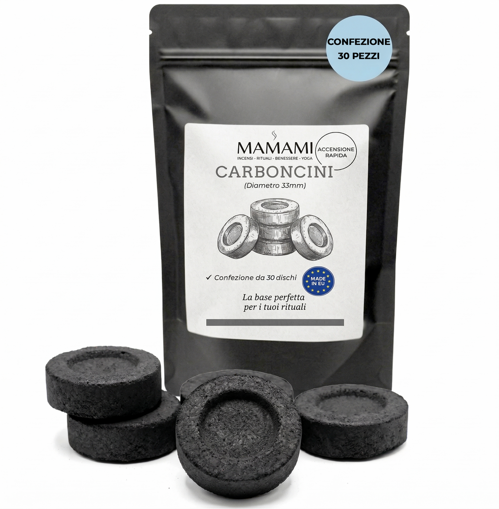 Carboncini per Incenso 33 mm (30 pezzi)