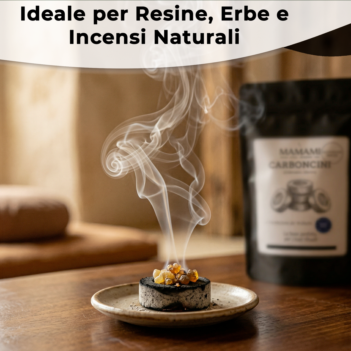 Carboncini per Incenso 33 mm
