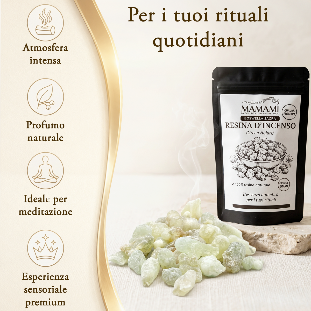 Resina Royal Green Hojari 50 g