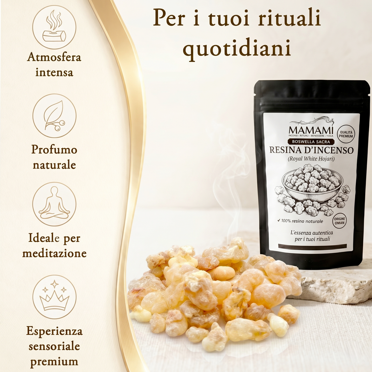 Resina Royal white Hojari 50 g