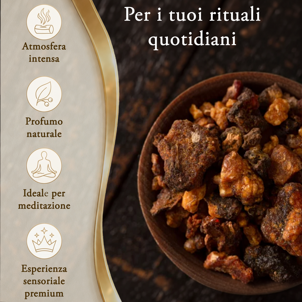 Mirra di Socotra — Resina naturale 50 g