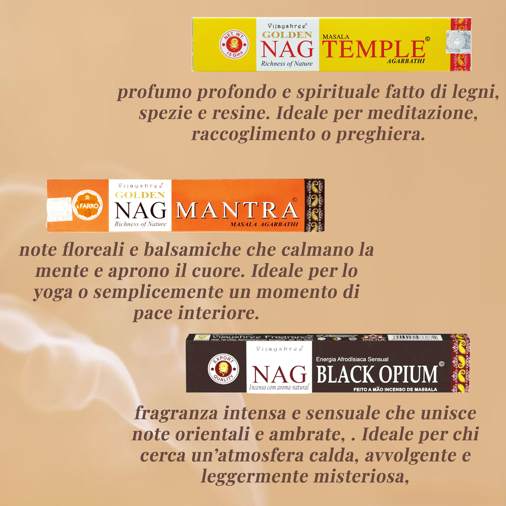 SET GOLDEN NAG (Set Misticismo Avvolgente)