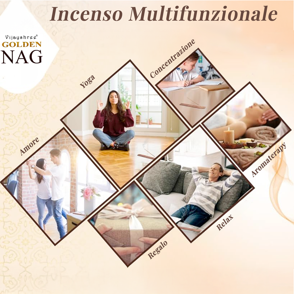 SET GOLDEN NAG ( Essenza Spirituale)