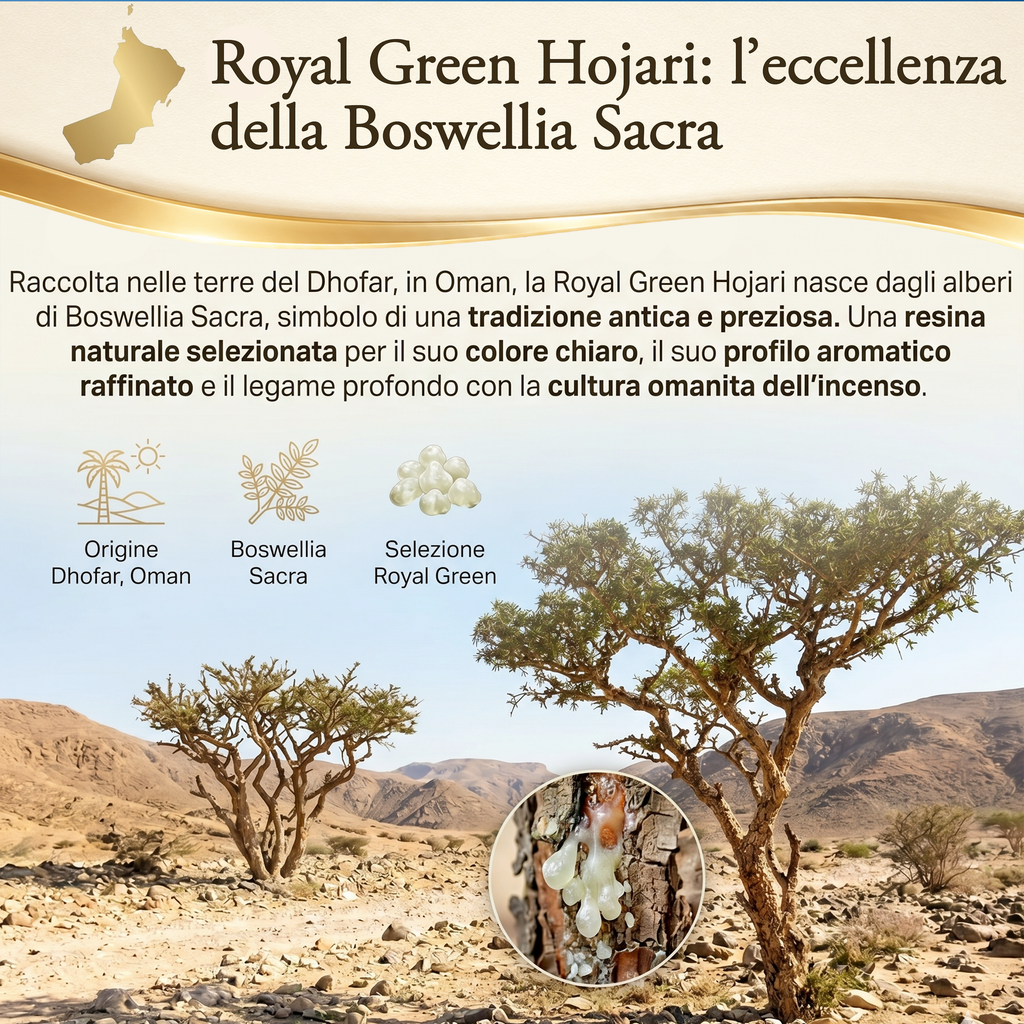 Resina Royal Green Hojari 50 g